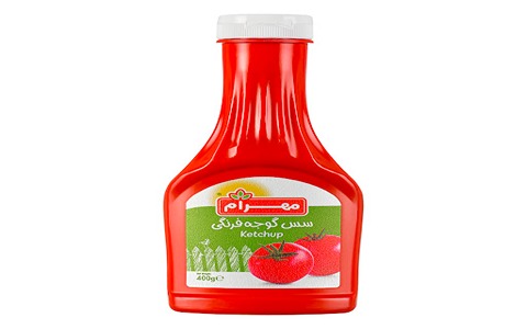 خرید و قیمت سس گوجه فرنگی کتابی 400 گرمی مهرام + فروش عمده